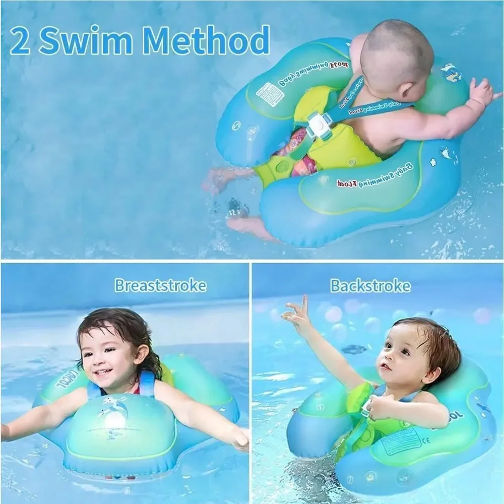 Baby Swimming Float With Canopy 3-12 Months